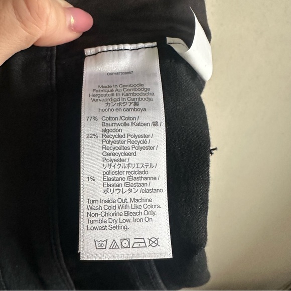 NWT Madewell nm180 9" Mid-Rise Roadtripper Skinny Jeans in black size 26 - Picture 9 of 9